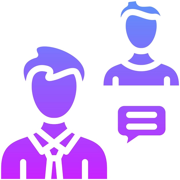 Ilustración del icono vectorial del consultor del conjunto de iconos de Gig Economy