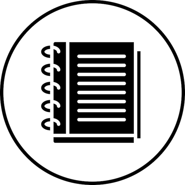 Ilustración del icono vectorial de contabilidad del conjunto de iconos de negocios