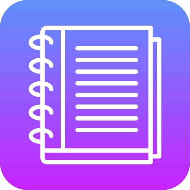 Ilustración del icono vectorial de contabilidad del conjunto de iconos de negocios