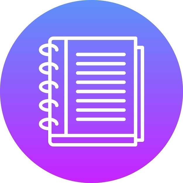Ilustración del icono vectorial de contabilidad del conjunto de iconos de negocios