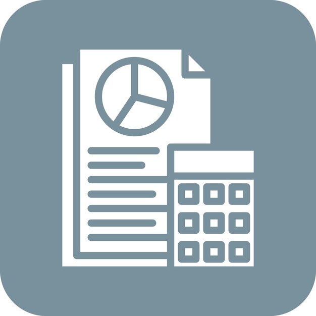 Ilustración del icono vectorial del contable del conjunto de iconos de contabilidad