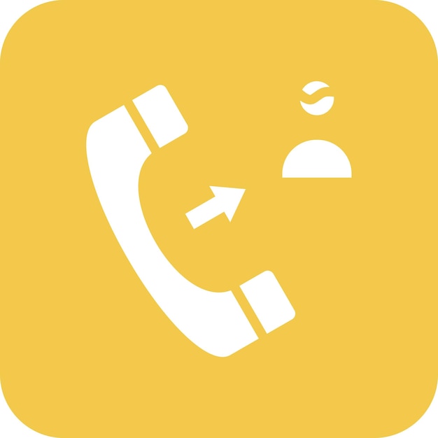 Ilustración del icono vectorial de contacto del conjunto de iconos de comunicaciones