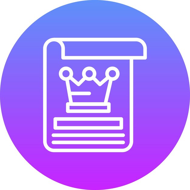 Ilustración de icono vectorial de contenido premium del conjunto de iconos de marketing digital