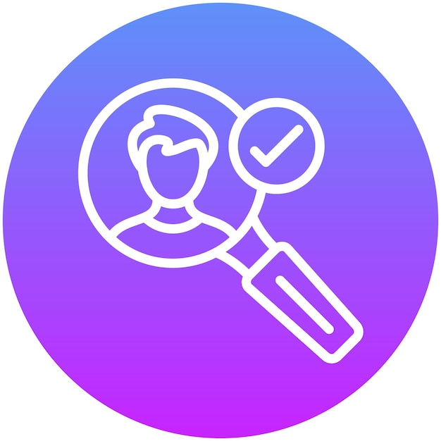 Ilustración del icono vectorial de contratación de personal del conjunto de iconos de eventos de premios