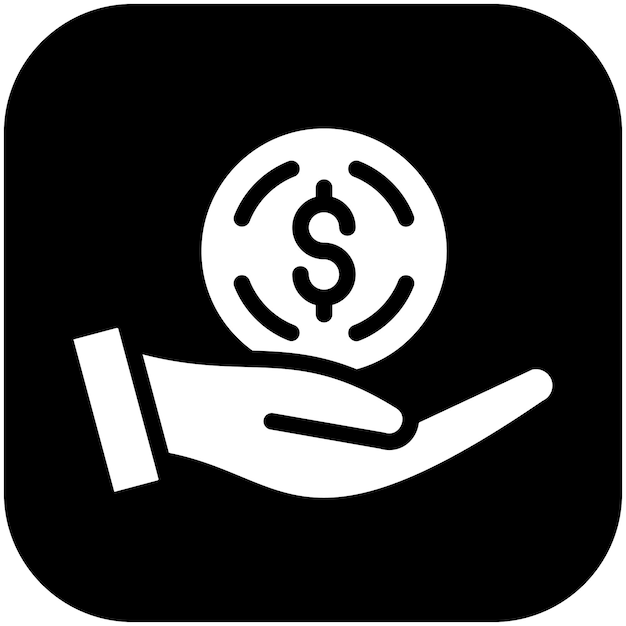 Ilustración del icono vectorial de contribución del conjunto de iconos de logros