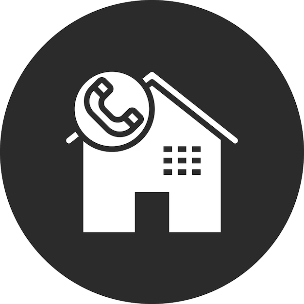 Ilustración del icono vectorial de conversación de la casa del conjunto de iconos de bienes raíces