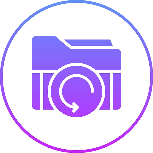 Ilustración del icono vectorial de copia de seguridad de archivos del conjunto de iconos de alojamiento web