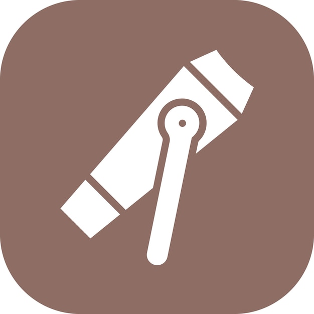 Ilustración del icono vectorial del cortador de uñas del conjunto de iconos de la rutina de higiene