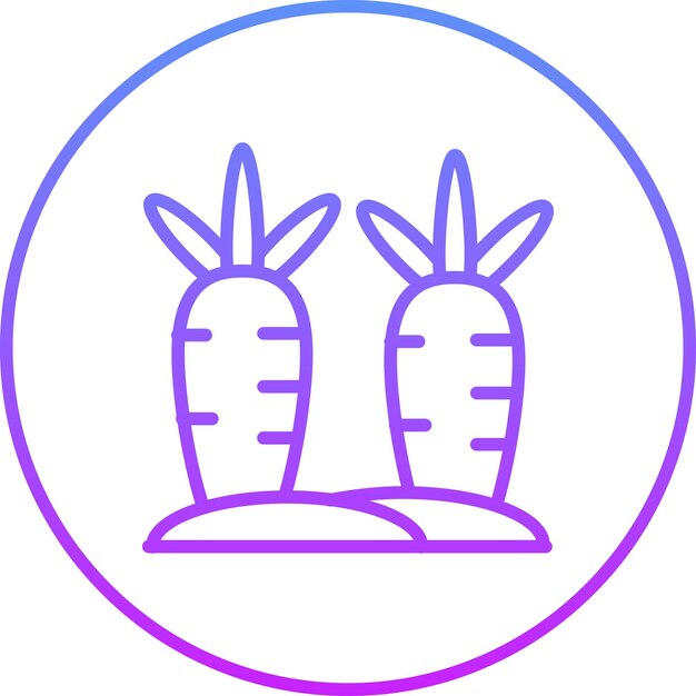 Ilustración del icono vectorial de la cosecha del conjunto de iconos de primavera