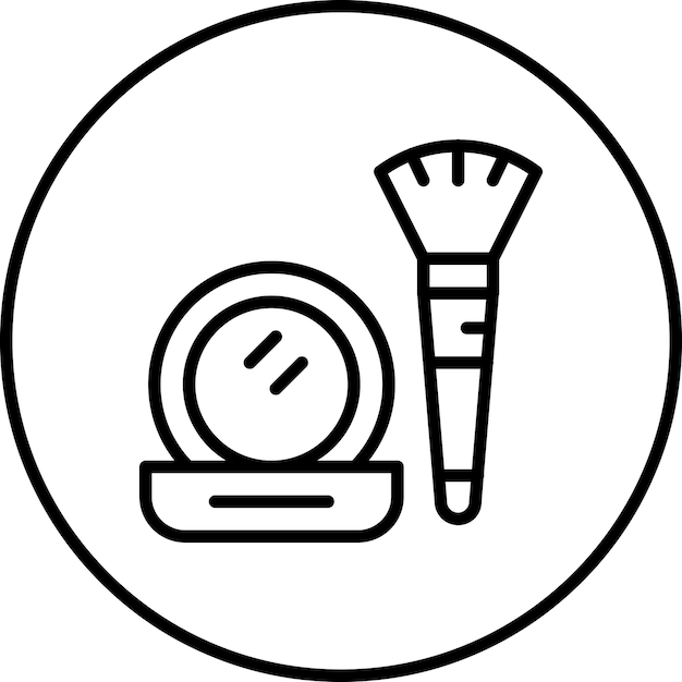Ilustración del icono vectorial de cosméticos del conjunto de iconos de Mall