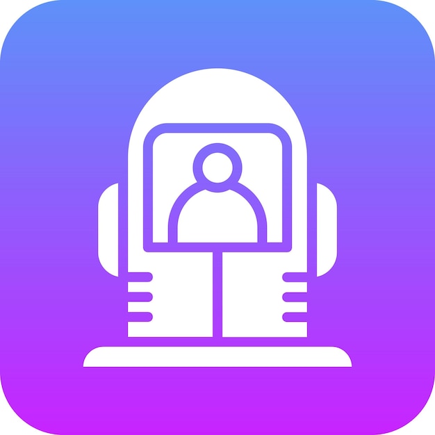 Ilustración de icono vectorial criogénico del conjunto de iconos de tecnología espacial