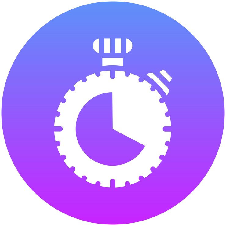 Vector ilustración del icono vectorial del cronómetro del conjunto de iconos de logros
