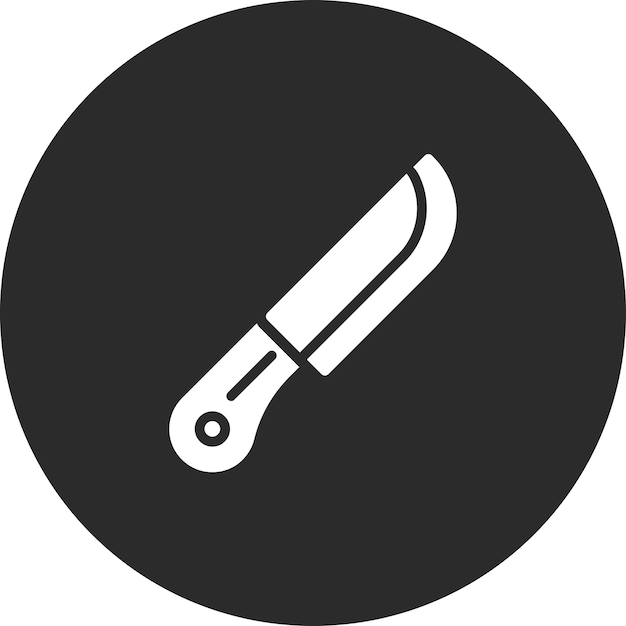 Ilustración del icono vectorial del cuchillo del conjunto de iconos Homeware