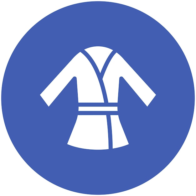 Ilustración del icono vectorial de la cuerda de baño del conjunto de iconos de Spa