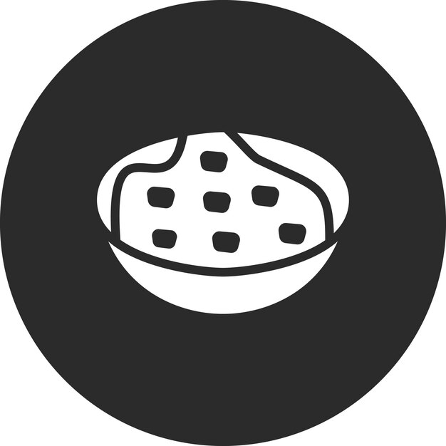 Ilustración del icono vectorial del curry del conjunto de iconos de World Cuisine