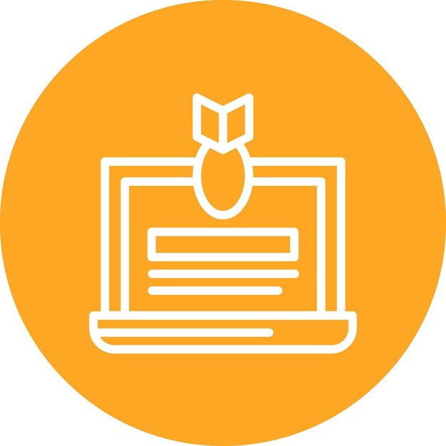 Ilustración del icono vectorial de Ddos del conjunto de iconos de seguridad cibernética