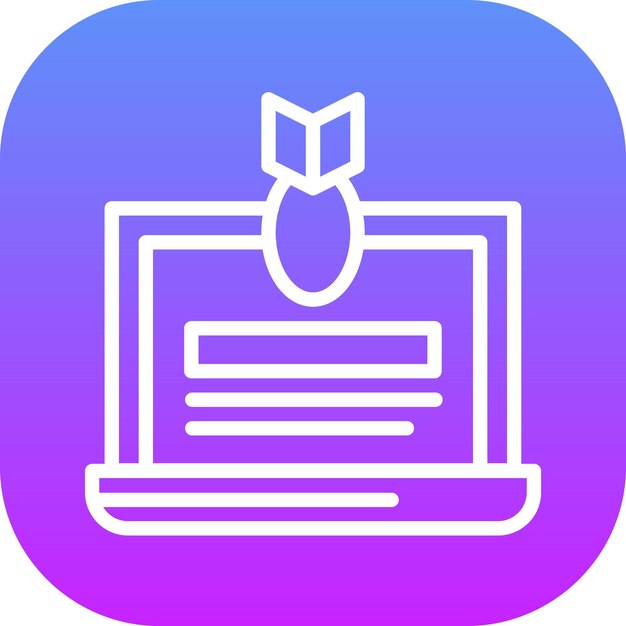 Ilustración del icono vectorial de Ddos del conjunto de iconos de seguridad cibernética