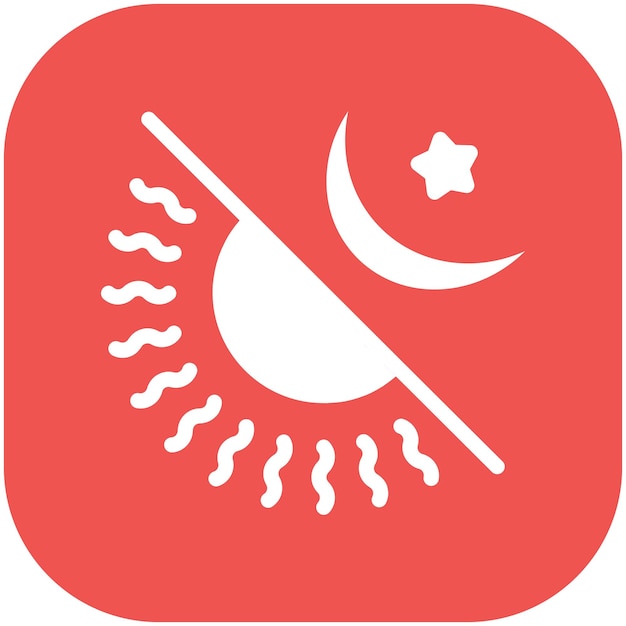 Ilustración del icono vectorial de día y noche del conjunto de iconos de hora y fecha