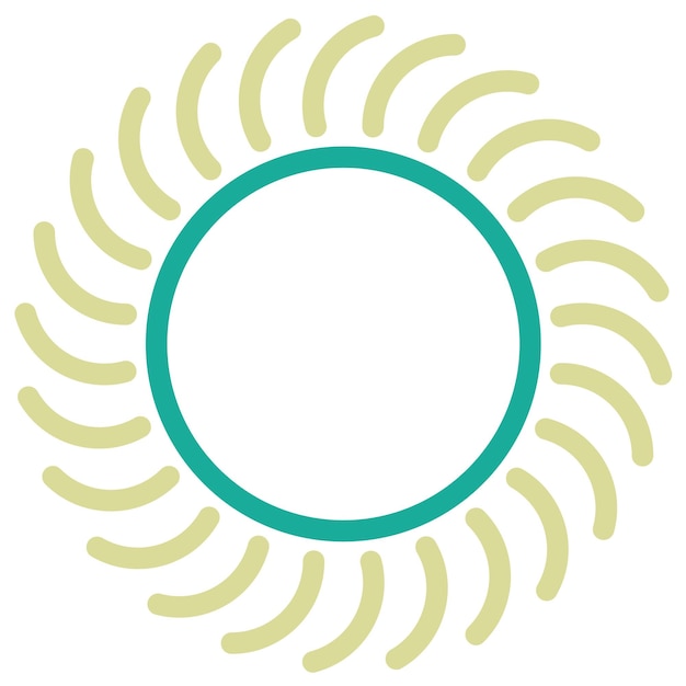Ilustración del icono vectorial del día soleado del conjunto de iconos del tiempo