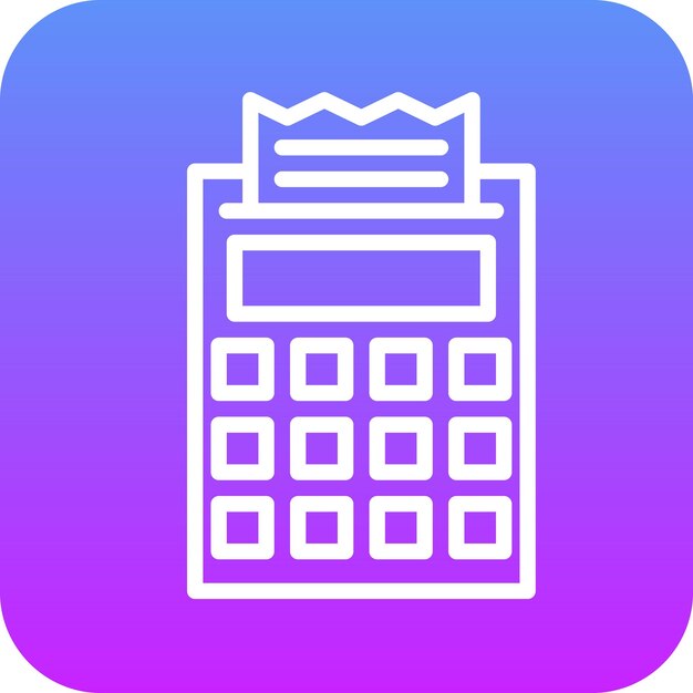 Ilustración del icono vectorial de dinero a pagar del conjunto de iconos de contabilidad