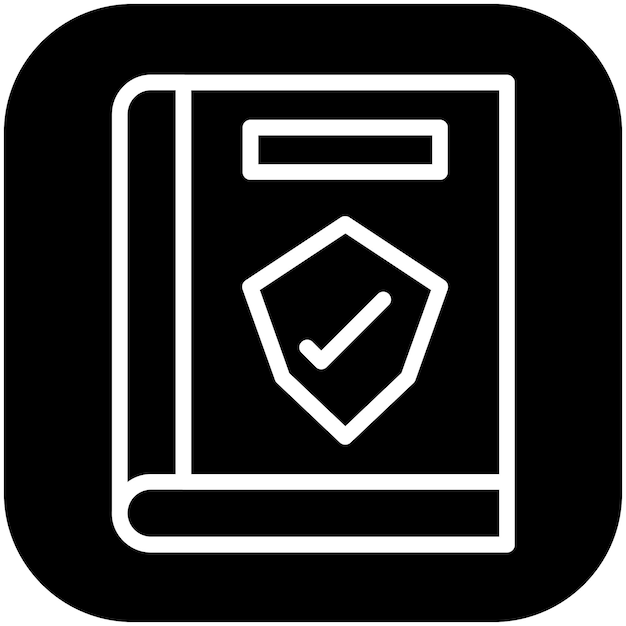 Ilustración del icono vectorial de las directrices de seguridad del conjunto de iconos de planificación de vacaciones
