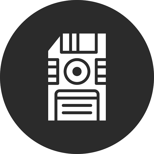Ilustración del icono vectorial de disco flash del conjunto de iconos de papelería de Office