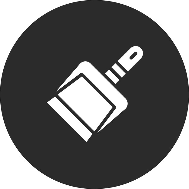 Ilustración del icono vectorial de Dustpan del conjunto de iconos de Homeware