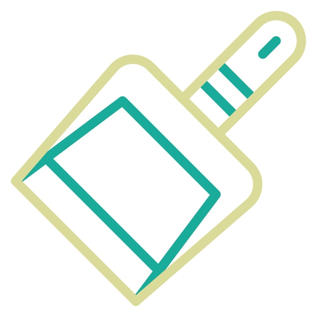 Ilustración del icono vectorial de Dustpan del conjunto de iconos de Homeware