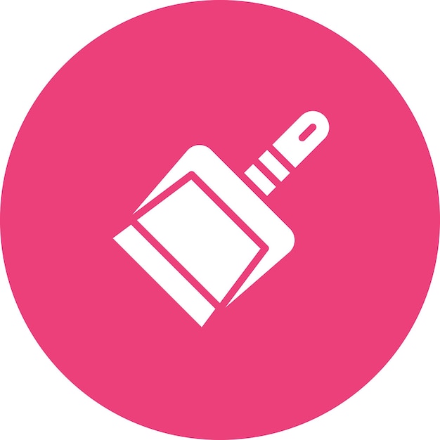 Ilustración del icono vectorial de Dustpan del conjunto de iconos de Homeware