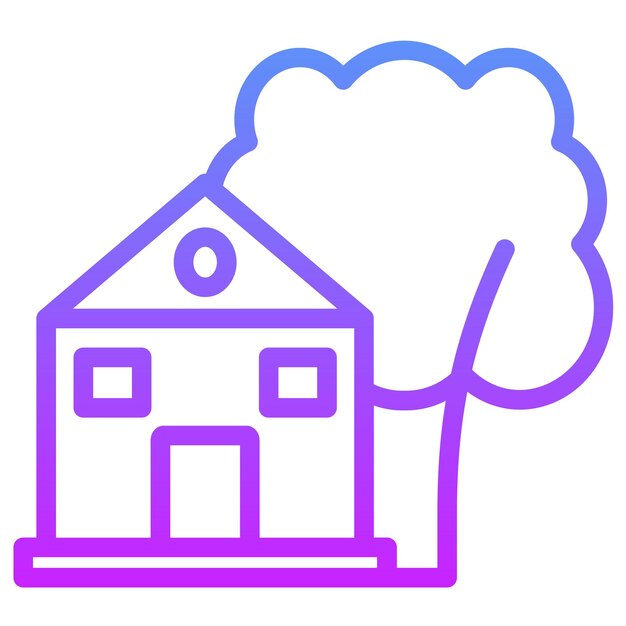 Ilustración del icono vectorial de Eco del conjunto de iconos de Ecología