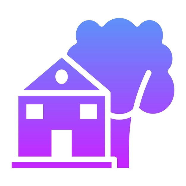 Ilustración del icono vectorial de Eco del conjunto de iconos de Ecología