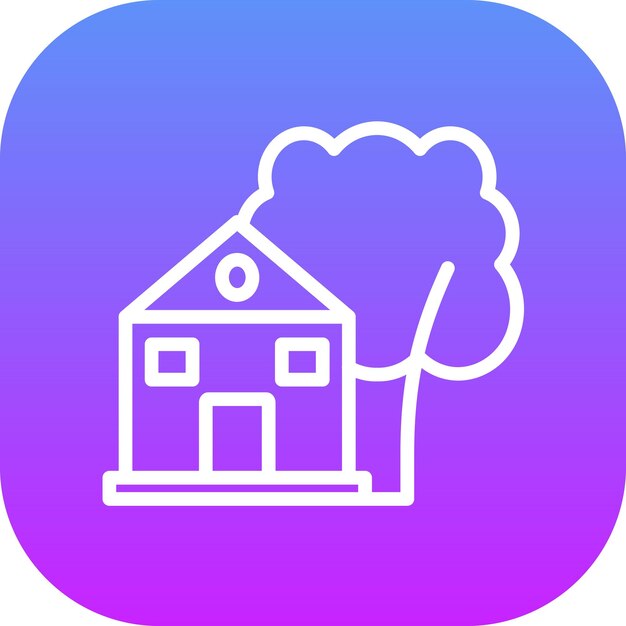 Ilustración del icono vectorial de Eco del conjunto de iconos de Ecología