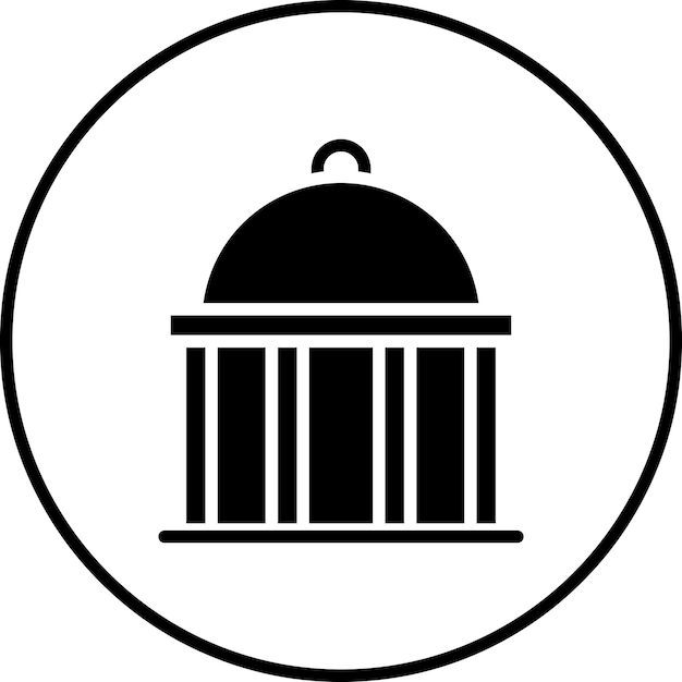 Ilustración del icono vectorial del edificio del conjunto de iconos de City Elements