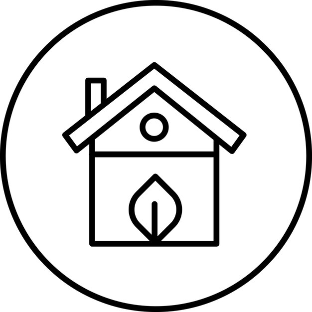 Ilustración del icono vectorial del efecto invernadero del conjunto de iconos de energía renovable