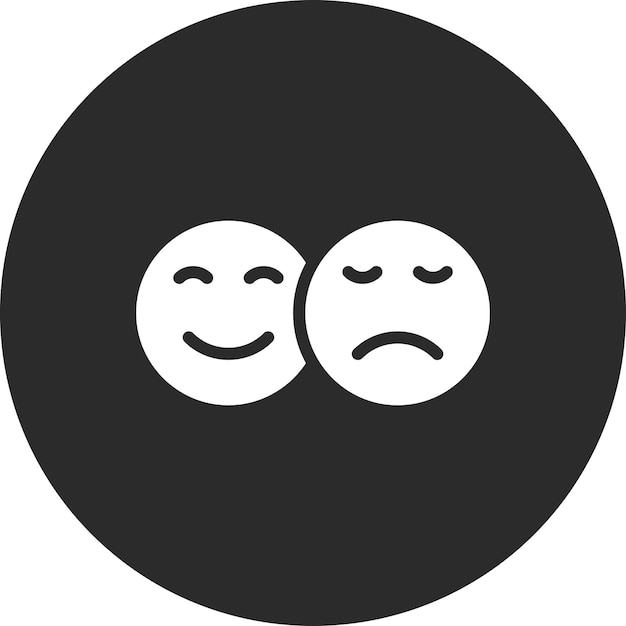 Ilustración del icono vectorial emocional del conjunto de iconos de habilidades para la vida