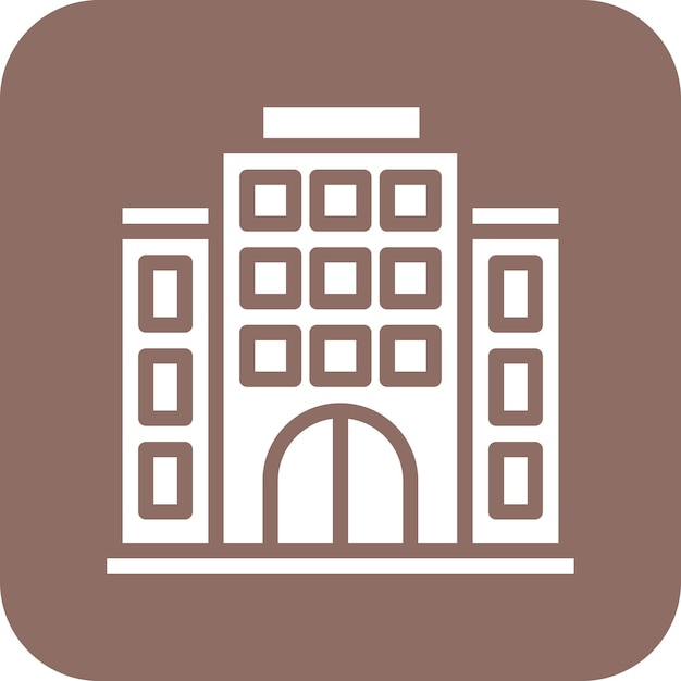 Ilustración del icono vectorial de la empresa comercial del conjunto de iconos de contabilidad