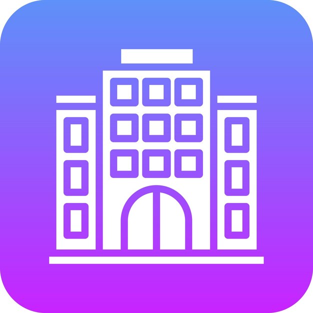 Ilustración del icono vectorial de la empresa comercial del conjunto de iconos de contabilidad