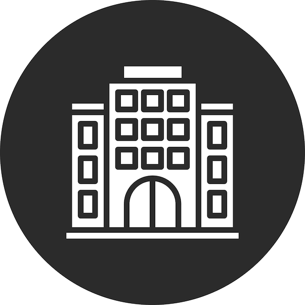 Ilustración del icono vectorial de la empresa comercial del conjunto de iconos de contabilidad
