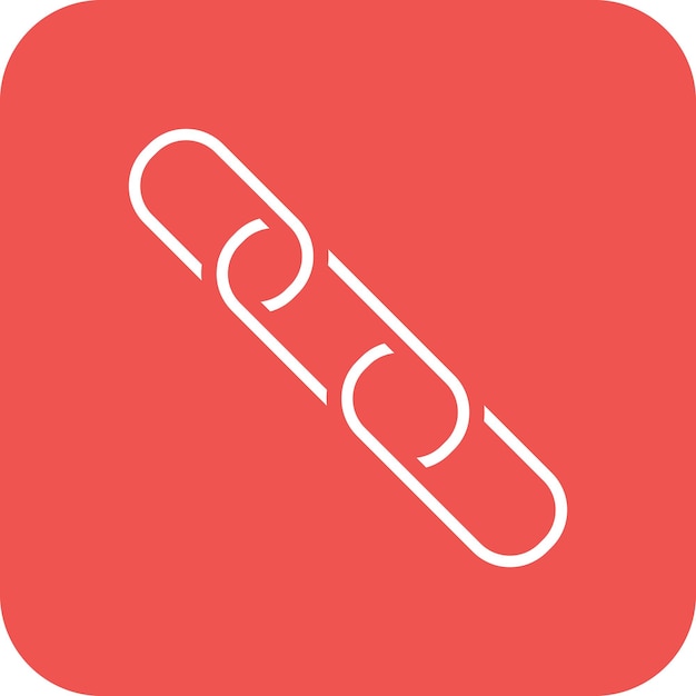 Ilustración del icono vectorial del enlace del conjunto de iconos de comunicaciones