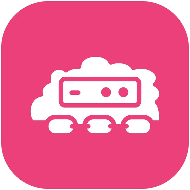 Ilustración del icono vectorial de enlace en la nube del conjunto de iconos de computación en la nube
