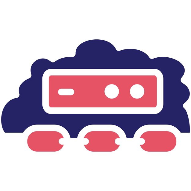 Ilustración del icono vectorial de enlace en la nube del conjunto de iconos de computación en la nube