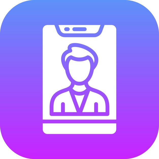 Ilustración del icono vectorial del entrenador del conjunto de iconos de la aplicación de entrenamiento