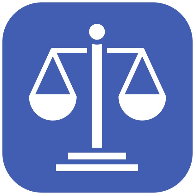 Ilustración del icono vectorial de equidad del conjunto de iconos de liderazgo