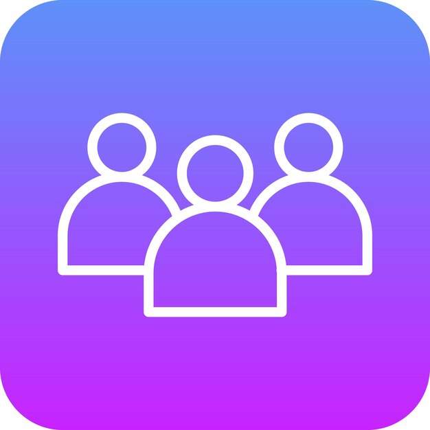 Ilustración del icono vectorial del equipo del conjunto de iconos SEO y SEM