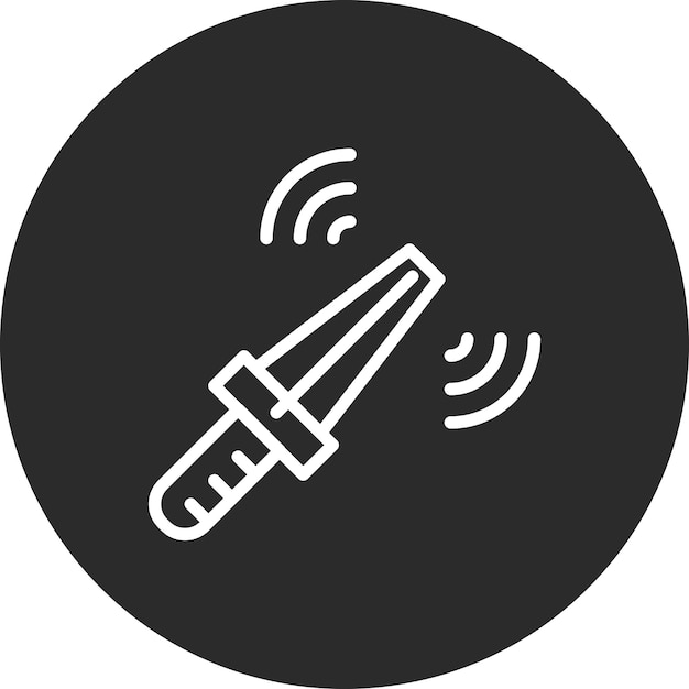 Ilustración del icono vectorial del escáner corporal del conjunto de iconos de inmigración