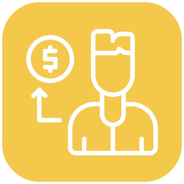 Ilustración del icono vectorial del esquema de injerto del conjunto de iconos de corrupción