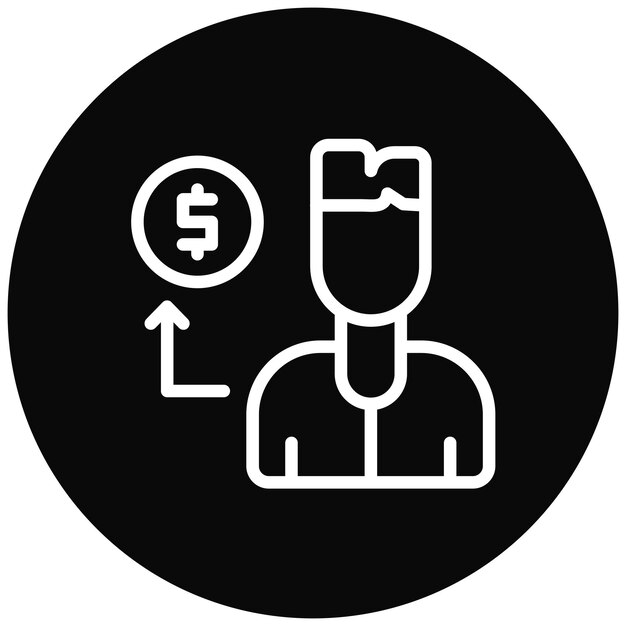 Ilustración del icono vectorial del esquema de injerto del conjunto de iconos de corrupción