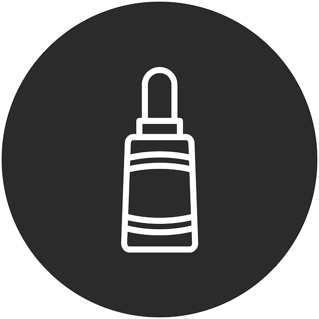 Ilustración del icono vectorial de Essentail Oil del conjunto de íconos de Spa