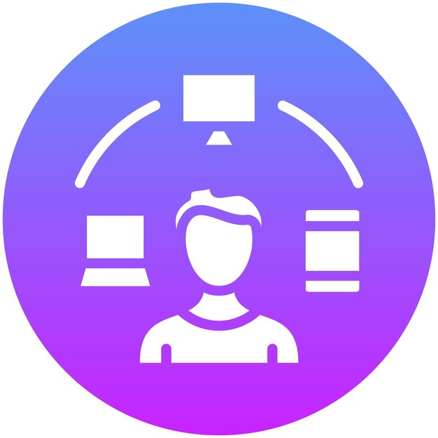 Ilustración del icono vectorial de estilo de vida moderno del conjunto de iconos de estilos de vida