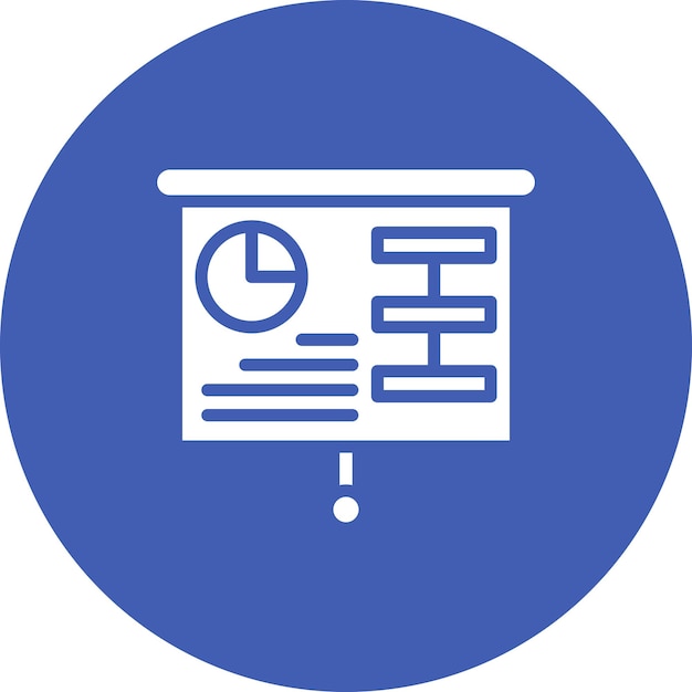 Ilustración del icono vectorial de la estrategia de marketing del conjunto de iconos de marketing